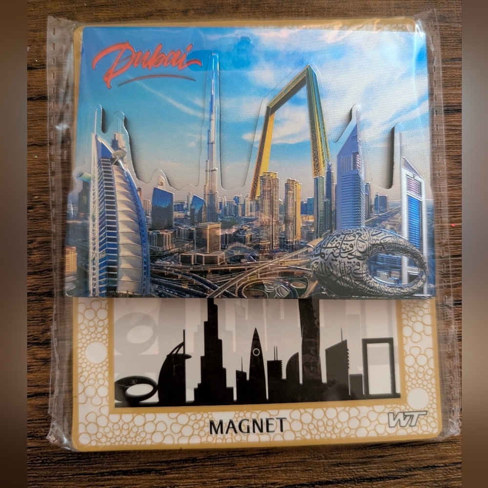 Dubai 3D Souvenir Fridge Magnet NEW